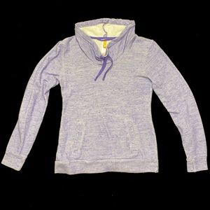 Lucy light purple cowl neck pullover